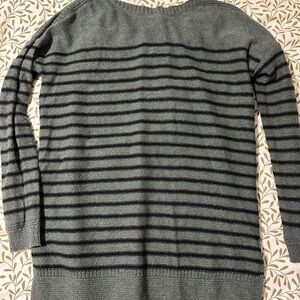 Striped Green and Black Sweater